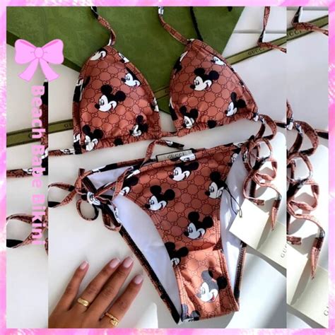 gucci mickey collection|gucci mickey bikini.